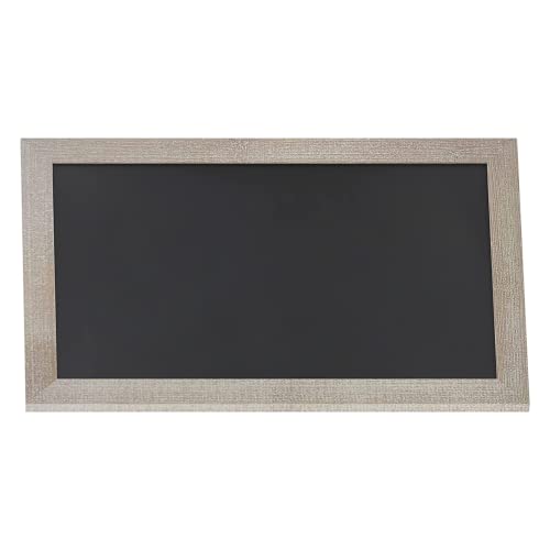 HBCY Creations 24" X 36" Weathered Lightwash Solid Wood Frame Wall Chalkboard, Magnetic Surface, Home Décor, Restaurant & Café Menus, Blackboard, Includes Chalk, Eraser & Hanging Hardware