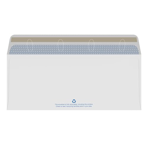 1000 VersaCheck NRP Business Self-Sealing Double Window Security Standard and Voucher Check Envelopes - Compatible with business checks made from VersaCheck, QuickBooks, Quicken, Sage, and others.