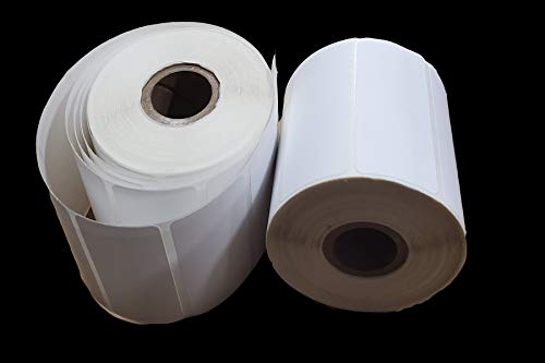 Aquos CAS Labels #8060 Scale Label Roll | Thermal Paper Product Labels | Label Rolls for CAS Printing Scales | Strong Adhesive | Smudge-Free | Made in USA (36 Rolls, #8060)