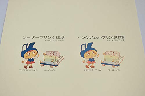 Nagatoya Shoten Na-3265 Colored Paper, A4, Medium, Thick, 500 Sheets, Ivory