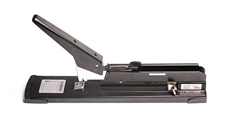 Heavy Duty Stapler, Desktop Stapler Remover Dual Functions for Office or School, Compact, Low Force,Heavy Duty Desk Staplers 200 Sheets (18IN, Black 2)