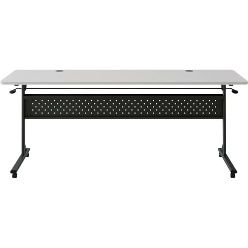 Lorell Shift 2.0 Flip & Nesting Mobile Table, Gray