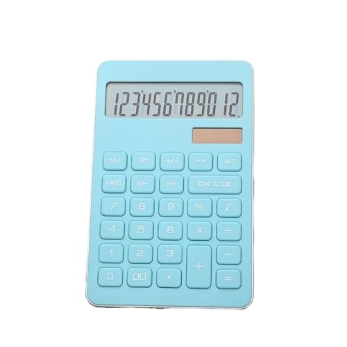 Big Screen Calculator Cute Power Solar Financial Accounting Business Office 12 Digits with Stand