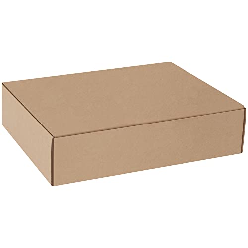 BOX USA BML16124K 16"L x 12"W x 4"H, Kraft (Pack of 50)