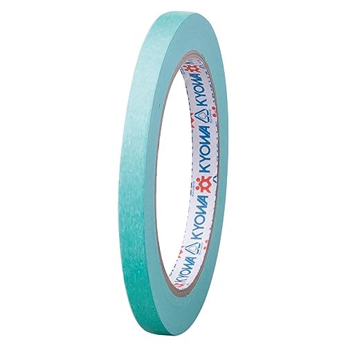 Pyron Bag Sealing Tape Paper, 0.3 in x 164.4 ft (9 mm x 50 m), Mint Green, 20 Rolls, Bag Fastening Tape, Paper Base Material, Easy to Open, Environmentally Friendly, Bag Seal
