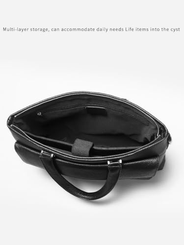 AWMGPDDBTO Crossbody Bag Men Men's Business Briefcase, Black