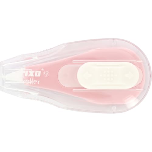 Fixo Roller - 12 Pack Retractable Left Handed Correction Tape Front Application 6m x 5mm Allows Instant Writing, Perfect School and Office Supplies for Correcting Paper Errors