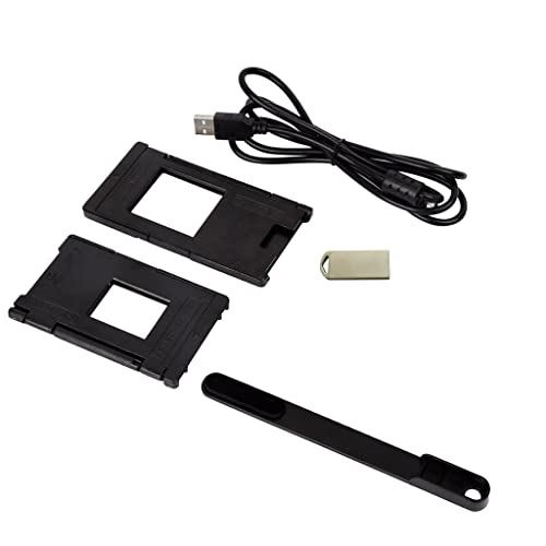 ljhnba Film Slide Scanner Converts 35mm 135mm and High Resolution Films/Slides/Negatives to Digital JPEG Photos