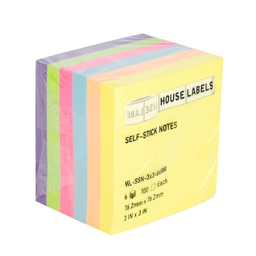 Houselabels Sticky Notes 3" x 3"