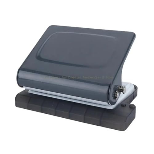 Binding Machine, 10 Hole Manual Punching Binding Machine for A4 Paper with Multi Color Rings Office School,Spiral Binding Machine(Gray)