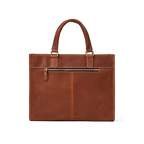 STBTOO Laptop Bags Briefcases Men's Genuine Leather Shoulder Bags Messenger Bags Handbags Casual Daypacks