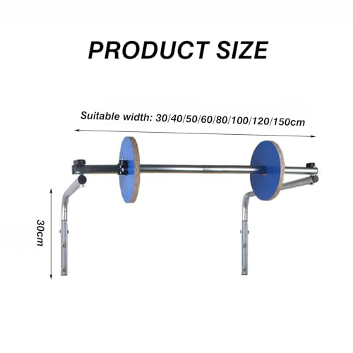 Vertical Bubble wrap roll Holder, Silver Wall-Mounted Bubble Wrap Dispenser, Width 30-150cm(Width 100cm)