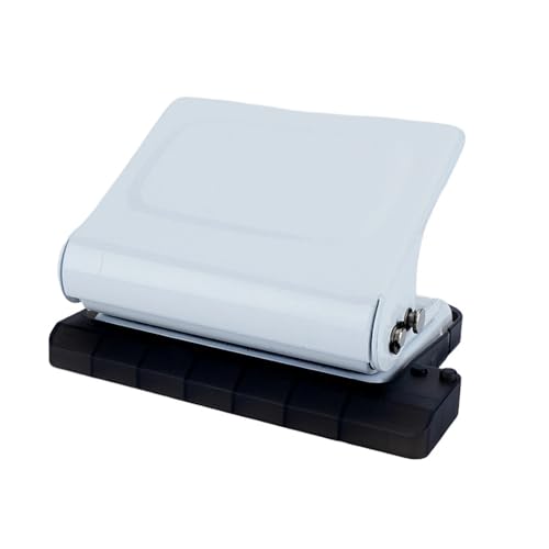 Binding Machine, 10 Hole Punch Paper Punching Book Binding Card Portable Production Manual Handheld for A4 B5/26 Holes Spiral Machine,Spiral Binding Machine(White)
