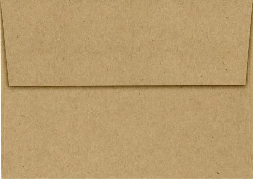 LUXPaper 4Bar A1 Invitation Envelopes | Peel & Press | 3 5/8" x 5 1/8" | Grocery Bag Brown | 70lb. Text | 1,000 Qty