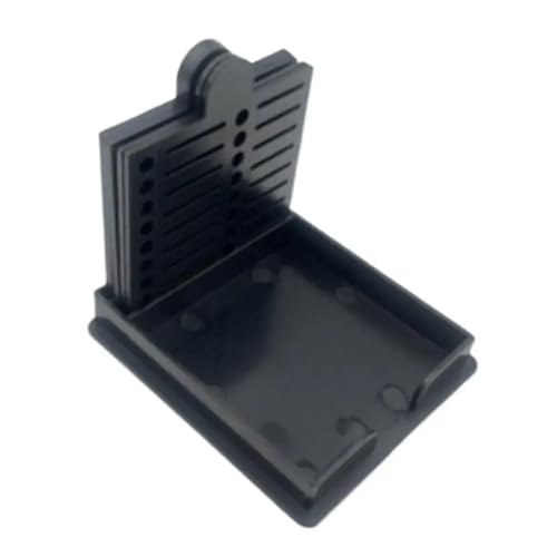Sticky Note Holder with Stencil Set, 2-Pack Desk Organizer for 3x3 Pads