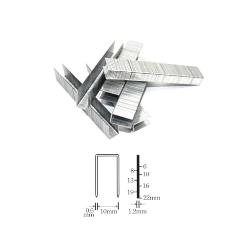 Oil-Free Pneumatic Staple Gun Heavy-Duty Stapler 1022J Framing Tacker U Stapler Electric Staples Gun with 300Pcs Nails 220V 2000W Electric Power Tools
