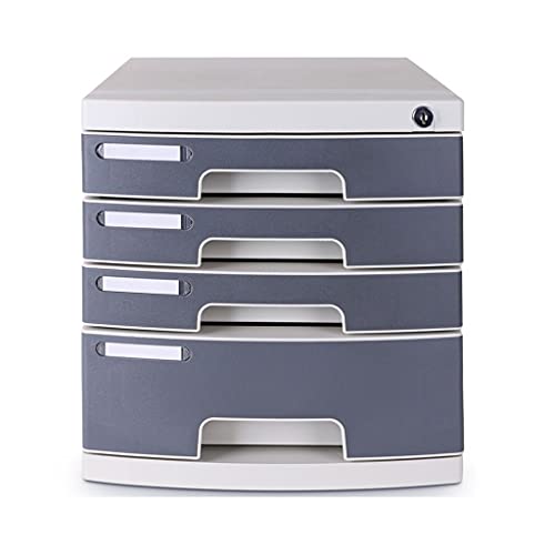 BDPP Storage File Rack File Holder Multi-Layer Desktop Organizer File Rack Drawer with Lock File Sorter Suitable for Office,Home and School School Home Office Folder (Color : A)