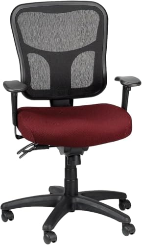 Tempur-Pedic TP8000C Ergonomic Mesh Swivel Task Chair with Tempur Material, Cooling Gel Layer, Burgundy