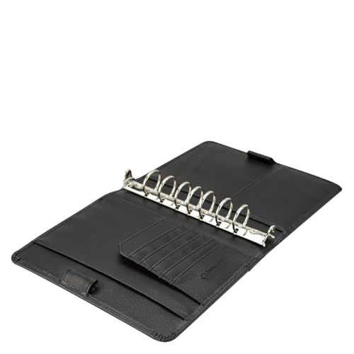 FranklinCovey - Franklin Ring-Bound Binder for FranklinCovey Planners | Leather Open Binder (Classic, Black)
