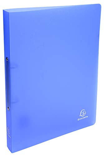 Exacompta Chromaline PP Semi Rigid Ring Binders, A4, 2 Rings, 30 mm Spine - Assorted Colours, Pack 20