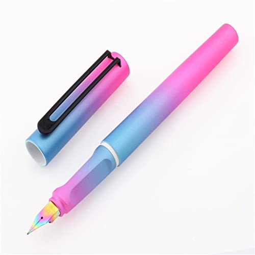 Shape School Supplies Student Office Stationary Nib Fountain Pen Ink (Color : D, Size : 1)