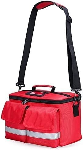 First aid kit Home Medicine Box Waterproof Family Medicine Kit Portable First Aid Kit Emergey Kit Large Capacity(Red)