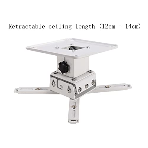 Projector Stand Projector Rack Home Wall-Mounted Aluminum Alloy Projector Stand Living Room Conference Room Telescopic Ceiling Projector Shelf Projector Mount ( Brass)