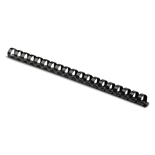 Fellowes 52327 Plastic Comb Bindings, 5/8-Inch,120 Sheet Capacity,100/PK,BK