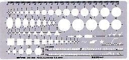 DraPaz Template S-Type 105S Combination Ruler No.2 32105S