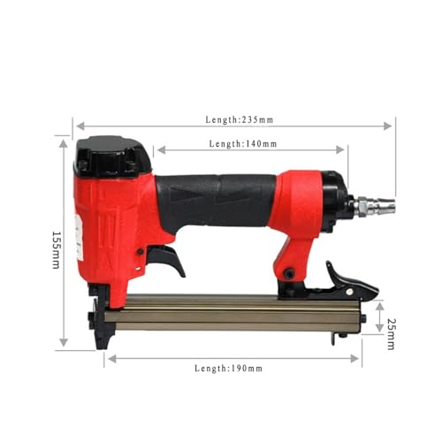 Professional Heavy Duty Stapler Pneumatic Staple Gun/Nail Gun Nailer and Stapler 1.2x0.6mm 4-7