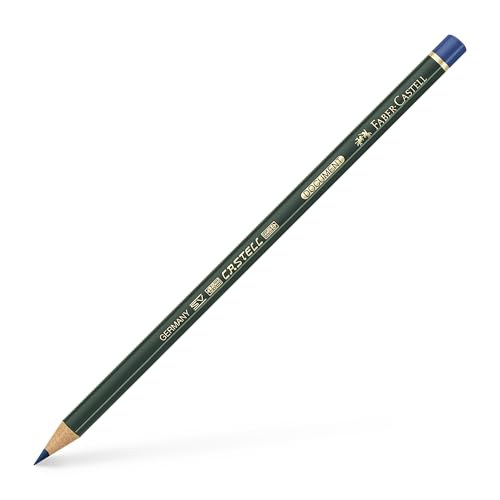 Faber-Castell Indelible Pencils: Pack of 12, Blue - Copying Pencil for Dental, Medical, Checks, Contracts and Other Permanent Pencil Applications, Document-Proof Checking Pencils