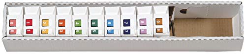 Doctor Stuff - File Folder Labels, Complete Set of Numbers 0-9, Tab Products 1306 Match - A1306 Series Chart Stickers, 1" x 3/4", 1 Each of 10 Rolls, 500/Roll