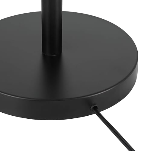 Ballard 72" Tall Black Torchiere Floor Lamp with Side Lights
