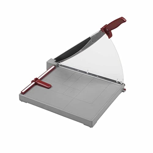 A4 A3 A6 Paper Cutter Paper Cutter Paper Cutter Photo Business Card Paper Cutter Automatic Clamp, Adjustable Guide Rail, Metal Base with Grid Lines, Guillotine Paper Cutter (Color : B)