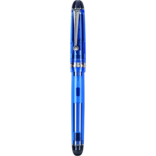 PILOT Custom 74 Fountain Pen, Blue Barrel, Fine Nib (60695)