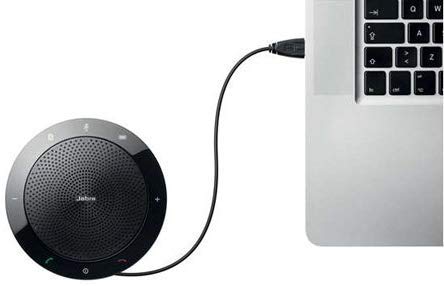 Jabra Speak 510+ with Link 360 – USB & Bluetooth Speakerphone Optimized for UC
