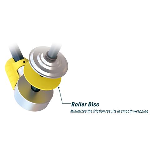 Excell Adjustable Bundler Stretch Film Dispenser (SF-2781A): for film up to 18" wide (Silver)