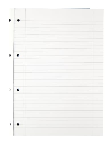 Cambridge Lined Paper A4 Refill Pad, Ruled and Margin, 400 Page, Pack of 3