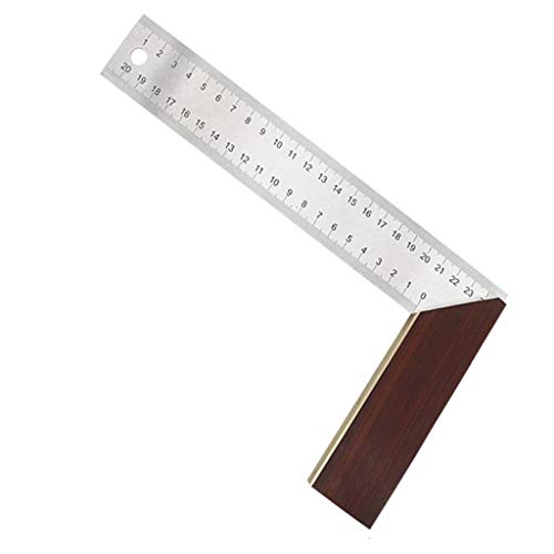 TEOYETTSF 1pcs 90 Degrees 250mm L-Shaped Woodworking Angle Ruler Square Protractor Square Ruler Carpenter Measurement Tools