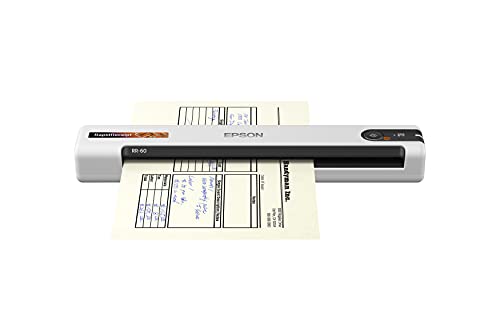 Epson RapidReceipt RR-60 Compact Mobile Document Scanner Receipt