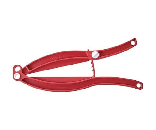 TRUSCO Flechon Back Clip 150 mm red / 65-2671-06