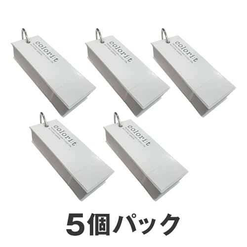 Ehime Shiko AX Corporation IACR-T-09-5P Word Card Colorreat, 1.4 x 3.5 inches (35 x 90 mm), Clear, Pack of 5