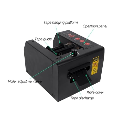 Packaging Tape Dispensers Tape Automatic Cutter Machine Paper Cutter Tape Dispenser Office Supplies Cutting Tools Phone Sticker Cutting Machine(7-50mm)
