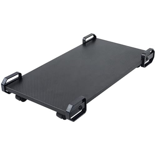 VHDY85KA Office CPU Stand, Floor PC Tower Stand, Desktop PC Host Holder Under Desk for Home Office, Black Accessories