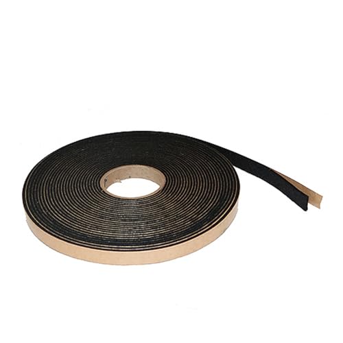 FindTape Polyester 3mm Felt Tape – 1 in. x 50 ft. Felt Strips with Adhesive Backing and Furniture Strips, Great for Arts and Crafts, Classrooms, and Protecting Furniture (Black)