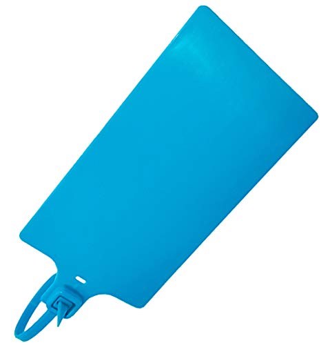 Plastic Seals Shipping Tags Logistics Use Big Sign Tie Large Label Tie, 255 mm Total Length, Package of 100 pcs (Blue)