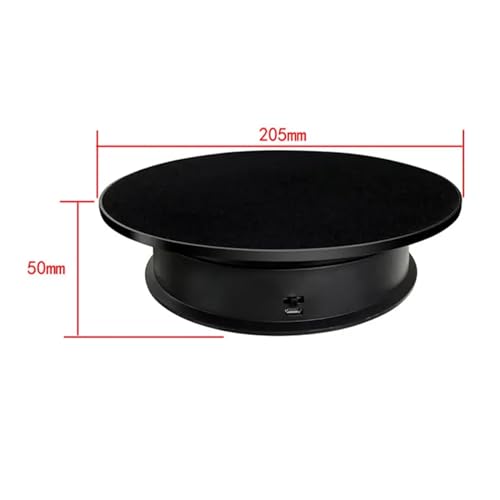 POGHDBXA Display Turntable, Electric Rotating Mirror Display Stand, Max 3kg