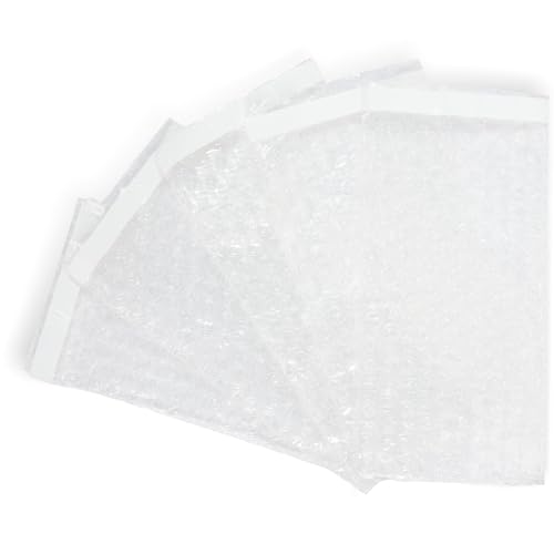 Staples Self-Seal Bubble Bags, 4x7.5 Inch, 500-Count, White