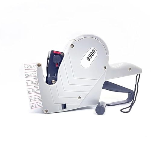 1 PC MX-9900 Pricing Label Machine with 500 Sticker Labels, 1 Ink Refill, 8 Digit Label Machine for Retail Stores, Grocery Stores