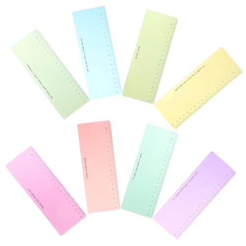 Guided Reading Strips 3-Set (24pcs) Colorful Guided Reading Strips, Bookmark Trackers for Home & School